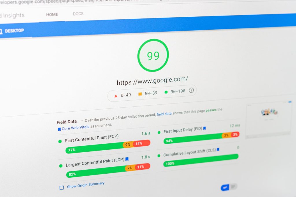 google pagespeed